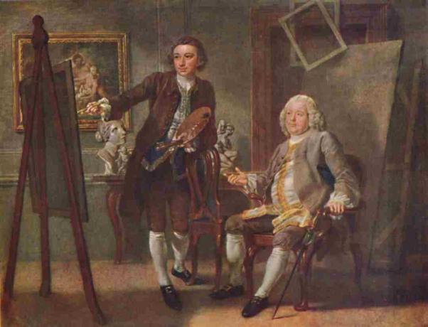 रॉबर्ट वालपॉल ने फ्रांस के हेमैन रा सर्क 1748-1750 के स्टूडियो में ऑर्फोर्ड केजी का पहला अर्ल